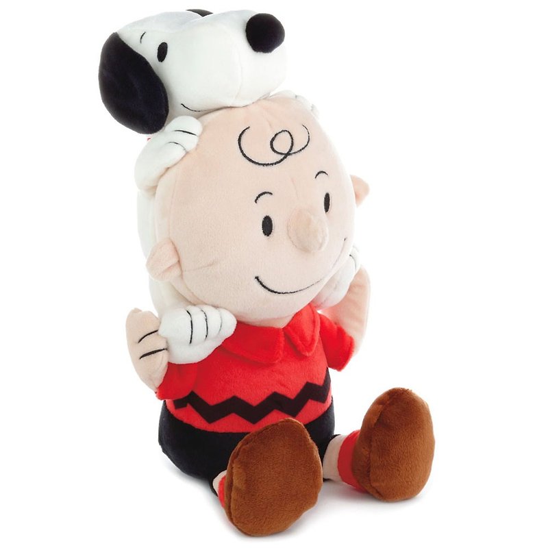 Snoopy we are the best together [Hallmark-Peanuts Snoopy Fluff] - ตุ๊กตา - เส้นใยสังเคราะห์ หลากหลายสี