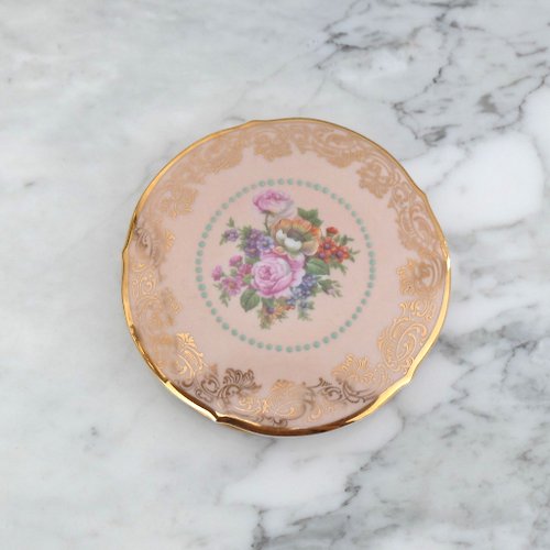 Chez Mamie 外婆家 法國復古粉紅玫瑰陶瓷盒