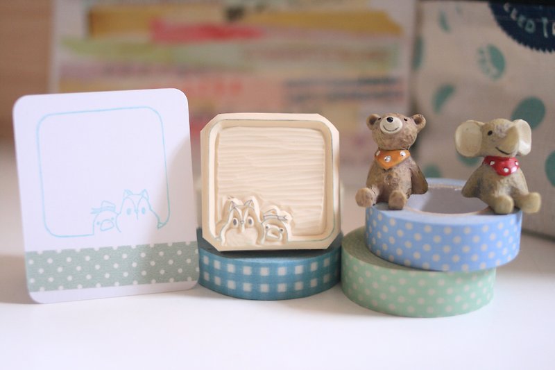 Chipmunk, chick mome chapter - Stamps & Stamp Pads - Rubber 