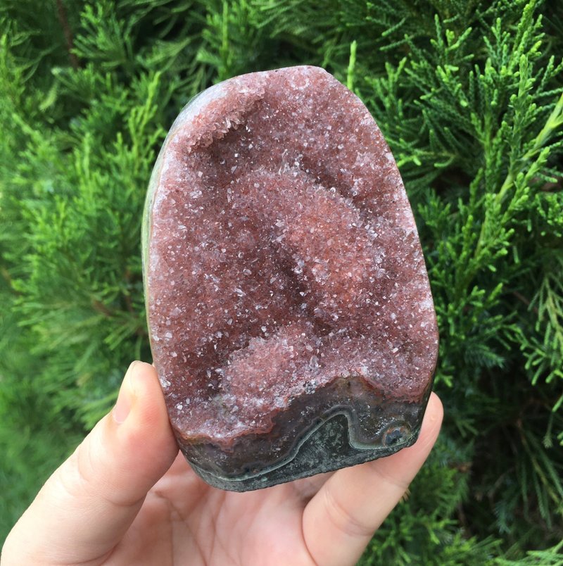 小精品 / 莓紅色變種紫晶鎮(巴西) /粉紅紫水晶) - 其他 - 寶石 紅色