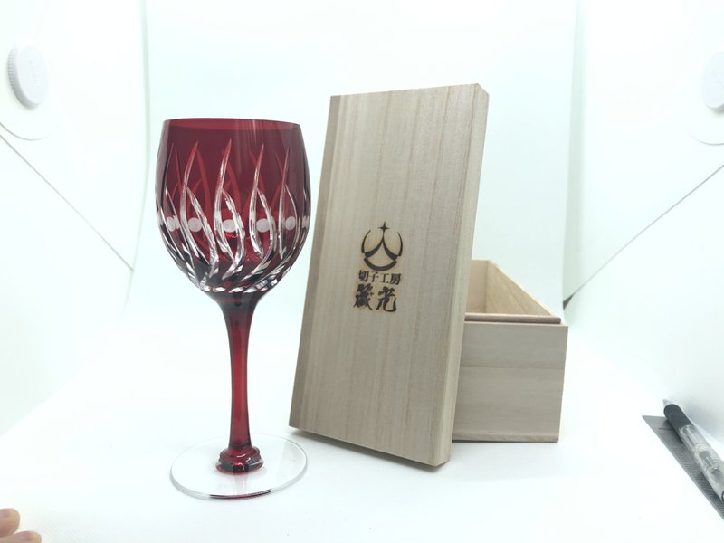 群衆の目 - 酒杯/酒器 - 玻璃 紅色