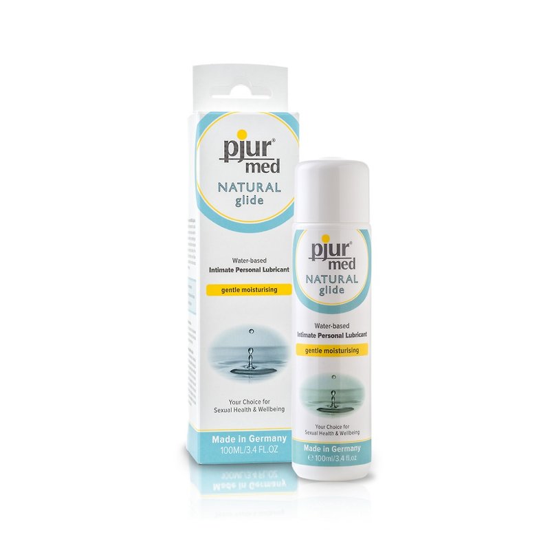 German pjur biyirunmed NATURAL glide sensitive and weak extract moisturizing water-based lubricant - Adult Products - Concentrate & Extracts 