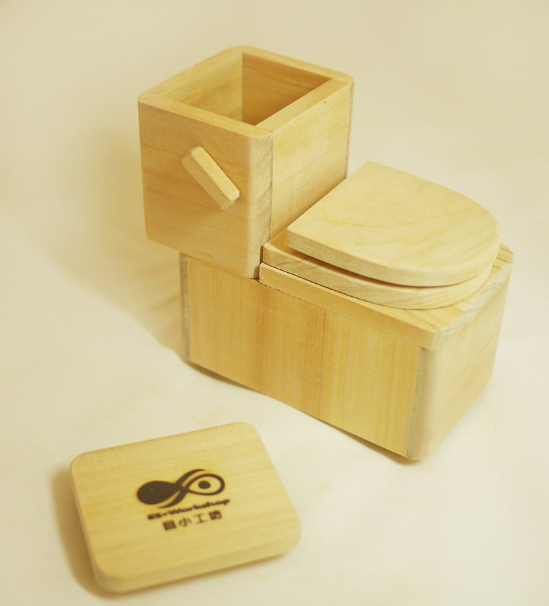 クリエイティブ全身快適なトイレマウスラット用品ハムスタートイレバスルームペットコレクションボックス - その他 - 木製 ブラウン