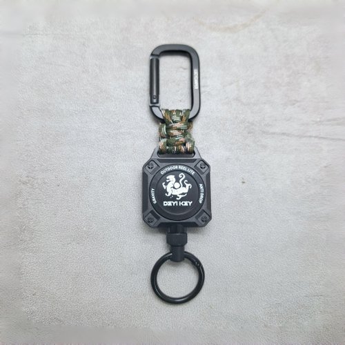 臺式起飛 邊緣手作 手工 編織 強磁 伸縮扣 易拉扣 鋼絲 戰術 強拉力 登山扣 鑰匙圈