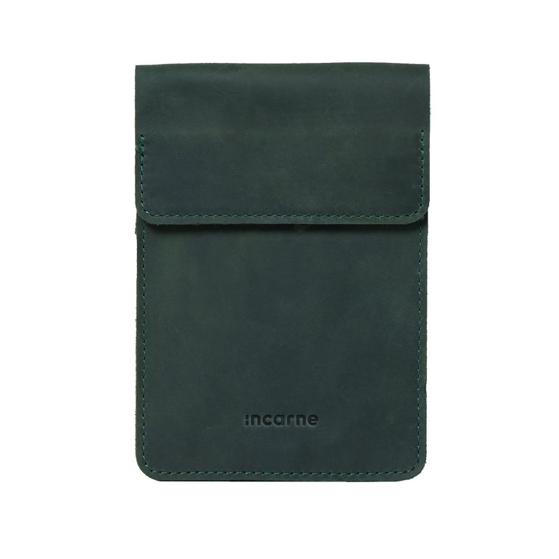 กระเป๋าใส่โทรศัพท์หนังวินเทจสีเขียว – กระเป๋าสะพายข้าง - กระเป๋าแมสเซนเจอร์ - หนังแท้ สีเขียว