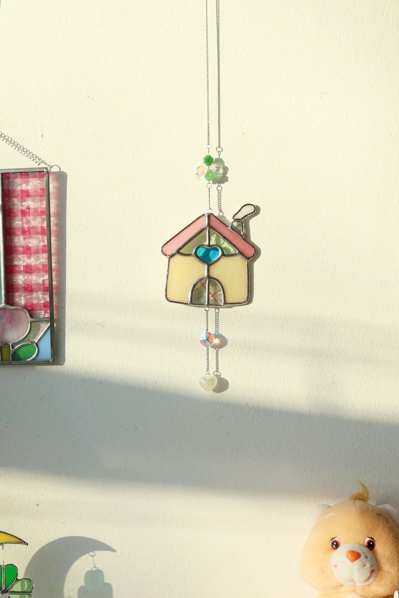 My Cozy Home Suncatcher - 壁貼/牆壁裝飾 - 玻璃 