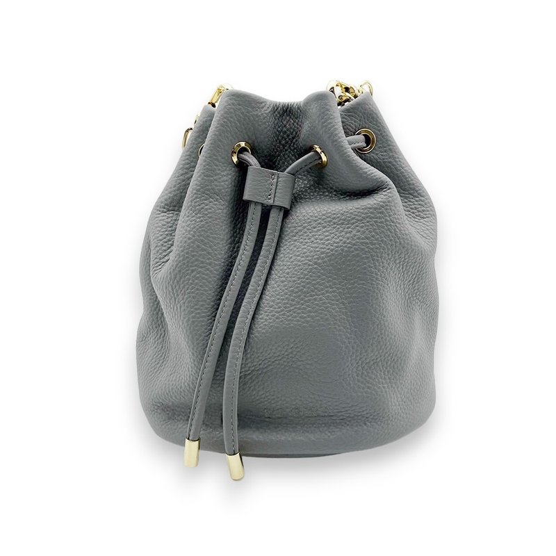 TIANA MEDIUM SOFT LEATHER BUCKET BAG - Handbags & Totes - Genuine Leather 