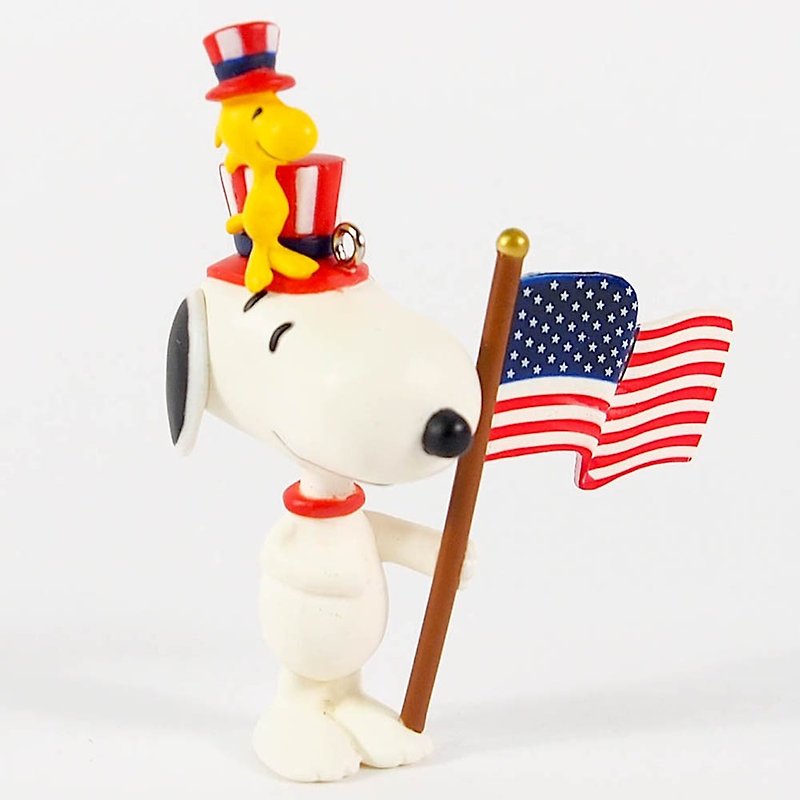 Snoopy Charm-Patriotic Friends [Hallmark-Peanuts Snoopy Charm] - ตุ๊กตา - วัสดุอื่นๆ ขาว