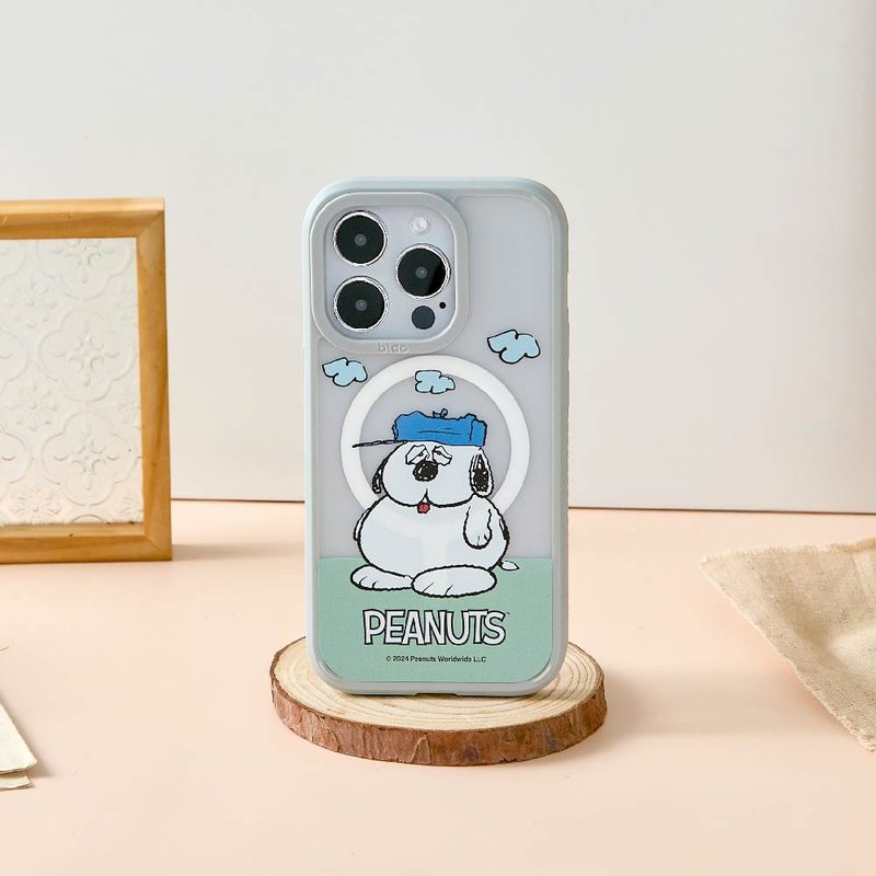 SNOOPY Snoopy in the Grass Olaf Aurora Fog MagSafe iPhone Case - เคส/ซองมือถือ - พลาสติก หลากหลายสี