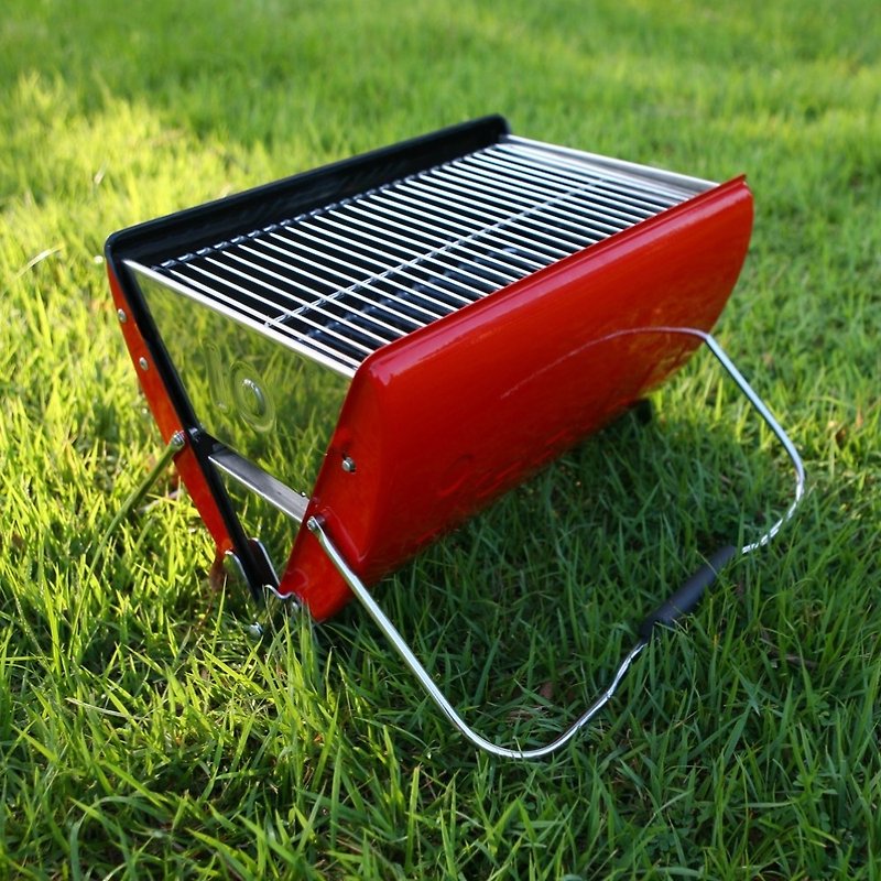【O-GRILL】i-Grill 10 portable coal barbecue stove - ชุดเดินป่า - โลหะ สีแดง