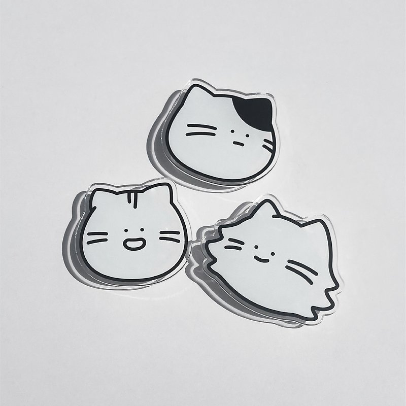 WADAO a Silly Cat Smartgrip - Phone Accessories - Acrylic Transparent
