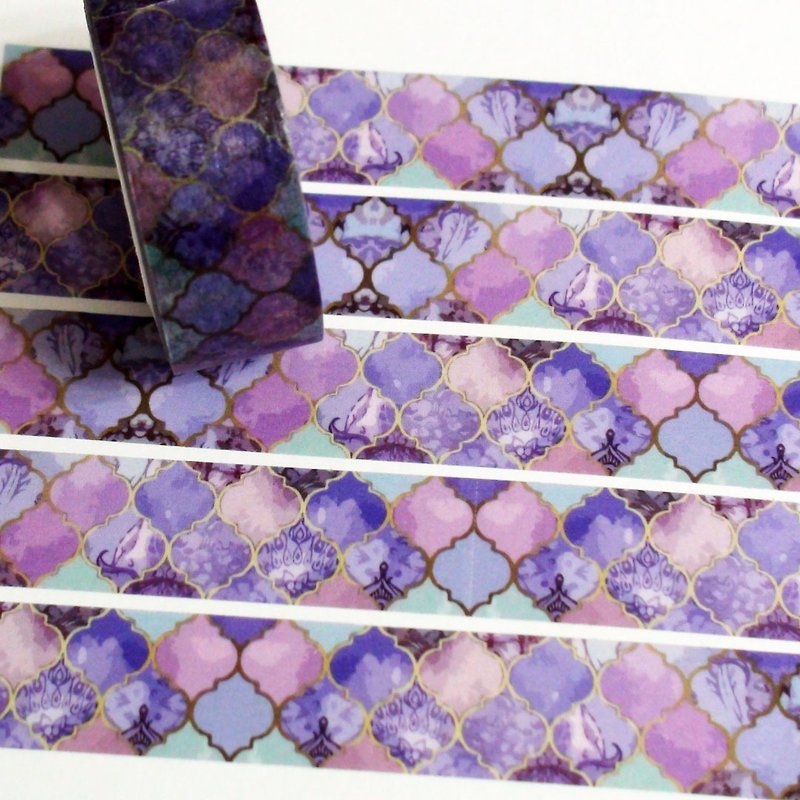 Sample Washi Tape Purple Morocco - Washi Tape - Paper 