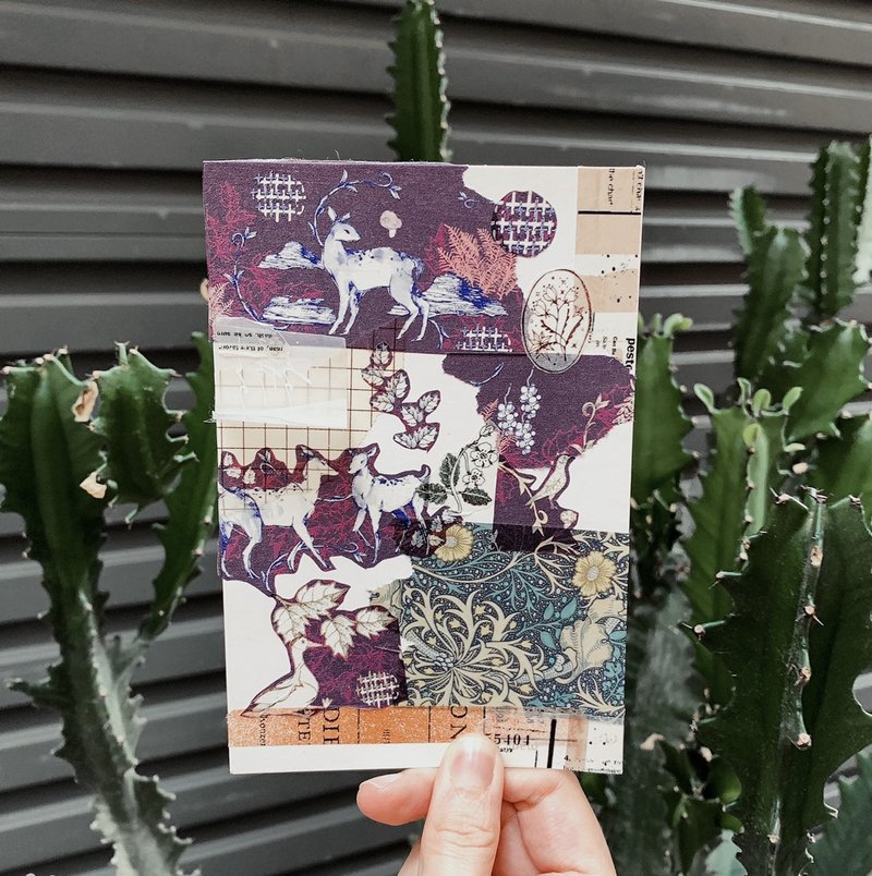 【城市印花-英國倫敦】皇家鹿苑 絲絨紫 日本和紙紙膠帶 (帶離型) - 紙膠帶/和紙/PET - 紙 紫色