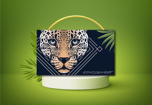 一人窩 SINGLE NEST 隨身口罩抗菌收納盒 萬用小物盒 防疫小物-叢林獵豹
