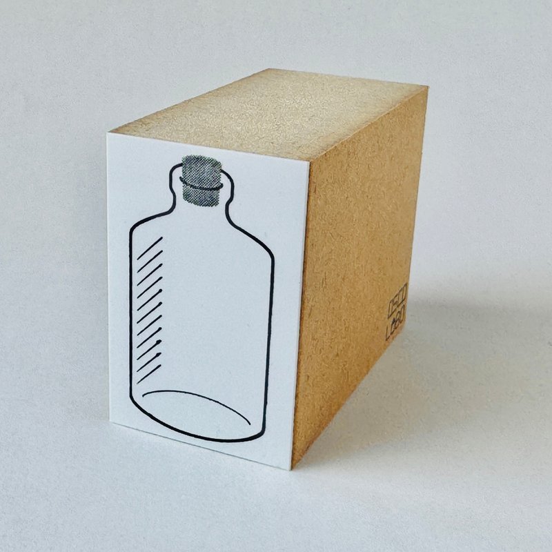 ワク×メモ　コルク瓶【Corked bottle】 - 印章/印台 - 橡膠 