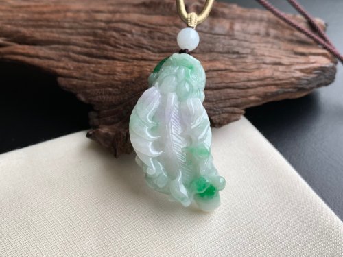 淳玉晶品坊 快速出貨 免費開光 天然A貨緬甸玉翡翠招財飛天貔貅項鍊 白底青