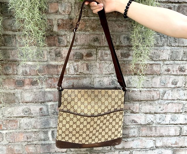 Gucci GG Canvas Messenger Bag - Neutrals Messenger Bags, Bags