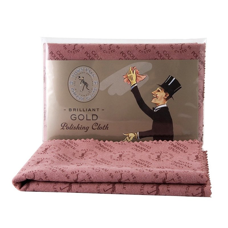 The British royal family&#39;s gold polishing cloth and gold jewelry daily maintenance dedicated Town talk gold polishing cloth (large)
