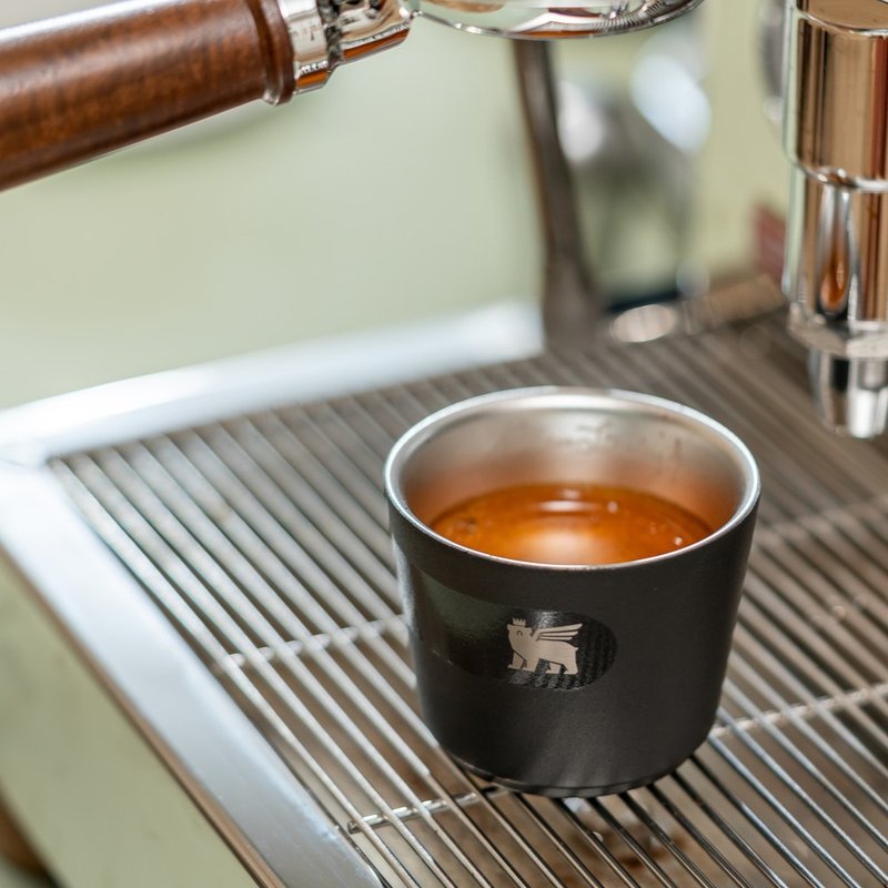 STANLEY 晨光時刻 雙層不鏽鋼濃縮咖啡杯65mL/消光黑 - 咖啡杯/馬克杯 - 不鏽鋼 