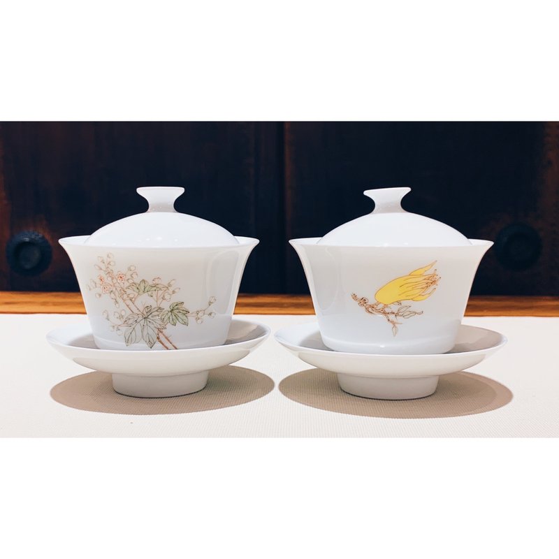 Unspoken Beauty In-glaze Blessing Cup - ถ้วย - เครื่องลายคราม 