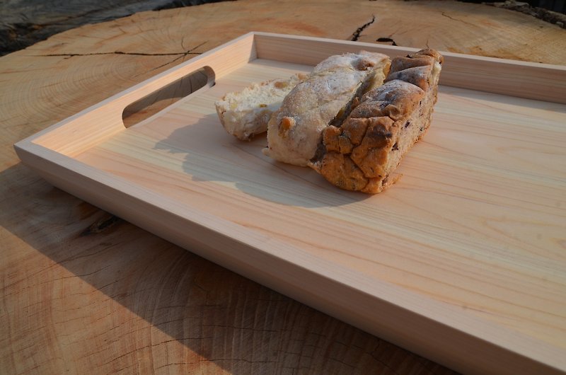 The cooking tray is removable for easy cleaning - Serving Trays & Cutting Boards - Wood Khaki