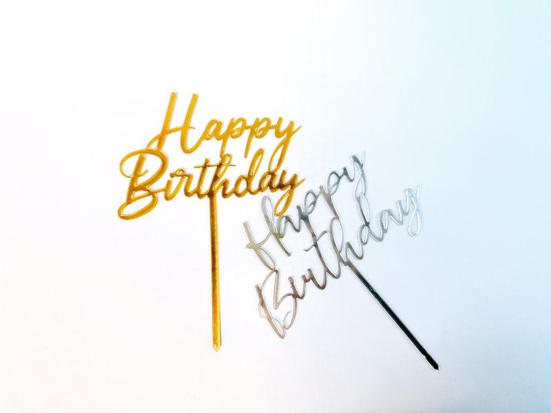 Bonbons Birthday Card (Large) - Other - Plastic Black