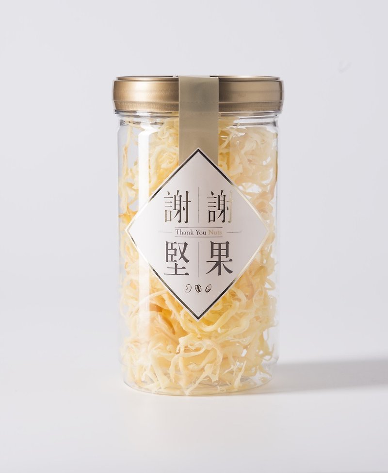 【Shredded Cheese】(Sealed Jar)(Strictly Selected Vegetarian Snacks)(Rich, Salty, Delicious and Healthy)(Lacto-Vegetarian) - ขนมคบเคี้ยว - พลาสติก สีทอง