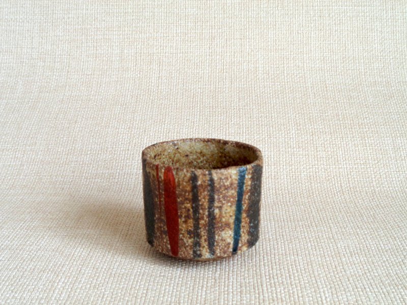 ぐい呑み とくさ紋d - 酒杯/酒器 - 陶 卡其色