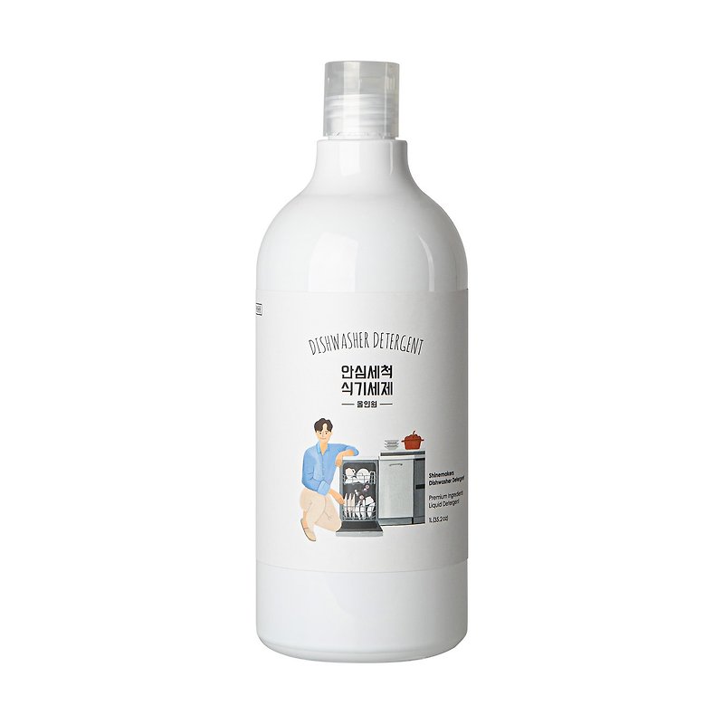 韓国 SHINE MAKERS 食器洗い機用液体洗剤 - 食器洗剤 - プラスチック ホワイト