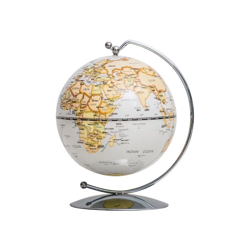 [New product] SkyGlobe 3.75-inch gray sphere arc globe (English version) - อื่นๆ - โลหะ สีเงิน