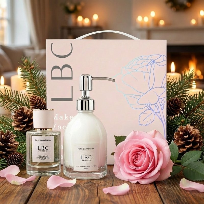 Christmas Special Gift Box | LAMBENCY Aqua Rose Whitening Upgrade Kit (Gift Box) - Skincare & Massage Oils - Other Materials 