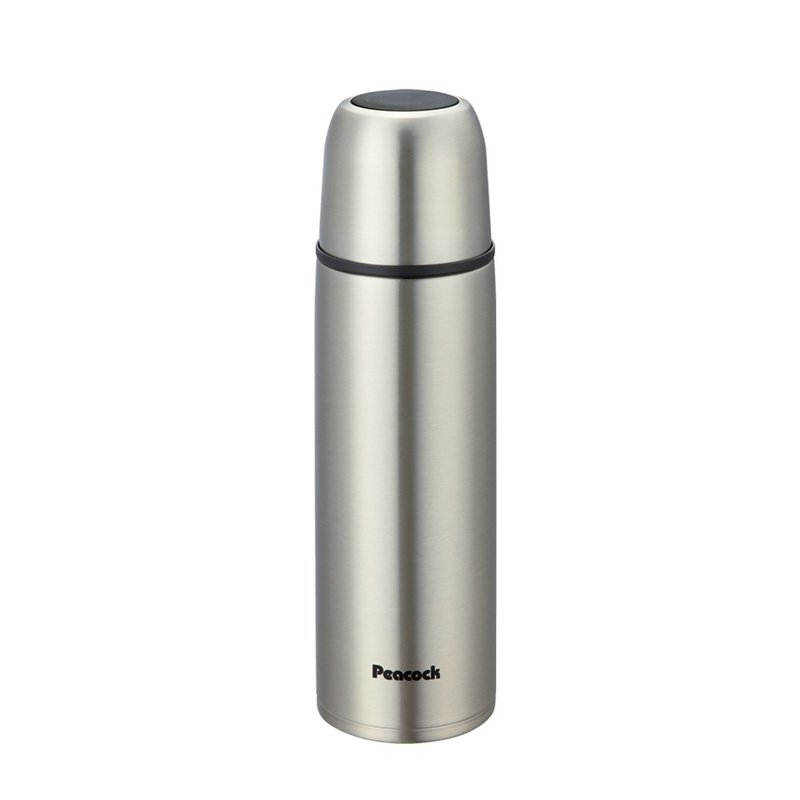 【孔雀Peacock】500ML 不鏽鋼保冷杯/保溫杯 休閒隨身-原鋼色 - 保溫瓶/保溫杯 - 不鏽鋼 銀色