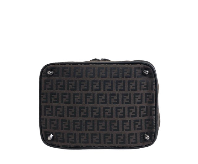 日本直送名牌中古包】FENDI フェンディズッキーノFFロゴキャンバス