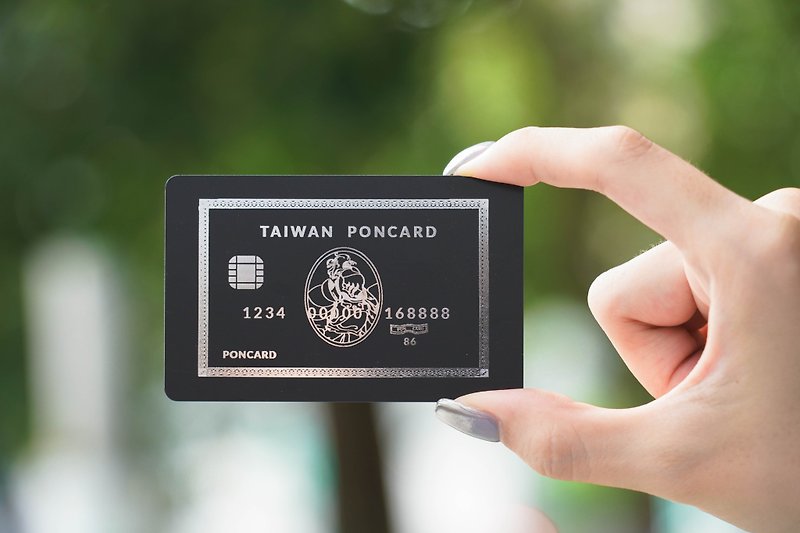 【熱門設計款】信用卡款名片(贈鑰匙圈) - 科技小物 - 塑膠 黑色