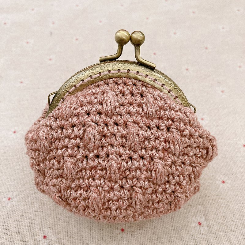 Mouth gold coin purse pattern style l fried bag handmade - Coin Purses - Cotton & Hemp 