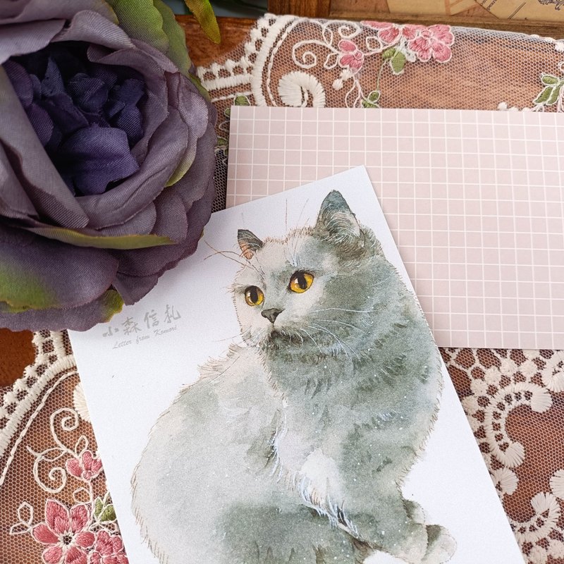 LS141貓咪明信片_02_Cat Postcard_02/明信片 - 卡片/明信片 - 紙 