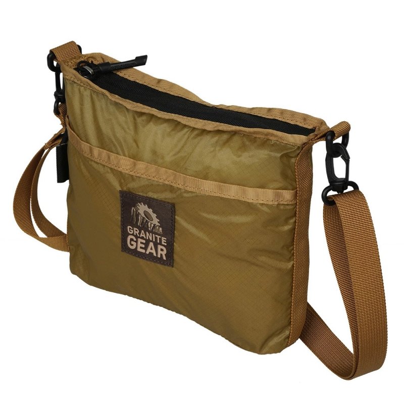 Granite Gear 輕便收納側背包【棕色】Hiker Satchel 1000135 - 側背包/斜背包 - 尼龍 咖啡色