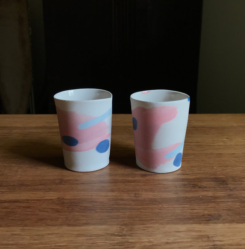 Peachy Porcelain Tumbler - Cups - Porcelain 