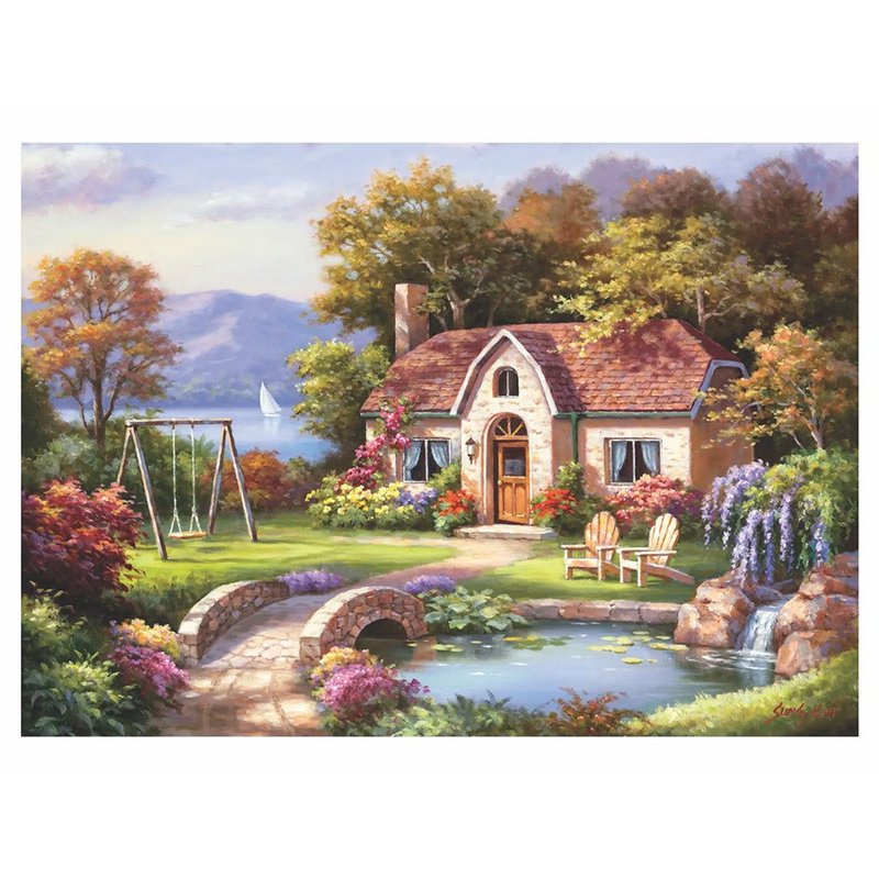 石橋小屋_拼圖_1500片 - 拼圖 - 紙 