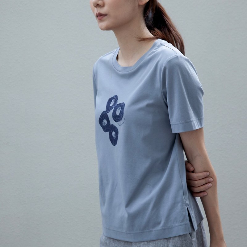 2 colors optional cotton luxury sea island cotton printed T cool T-shirt SH200501 - Women's T-Shirts - Cotton & Hemp White