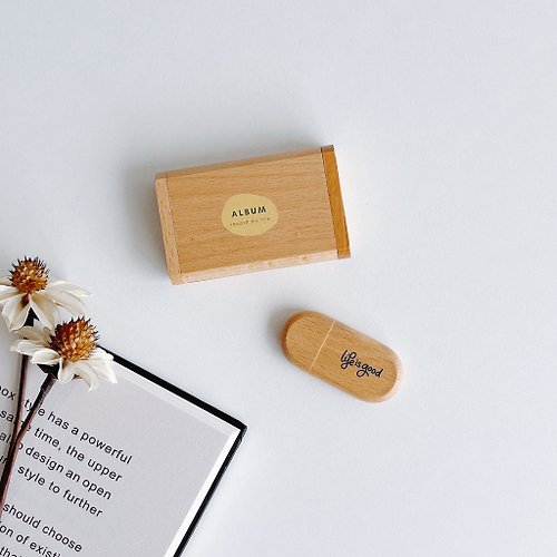 金雀文創禮品 【快速出貨】客製化彩印 高速3.0木質USB 彩色 木質隨身 婚禮紀錄