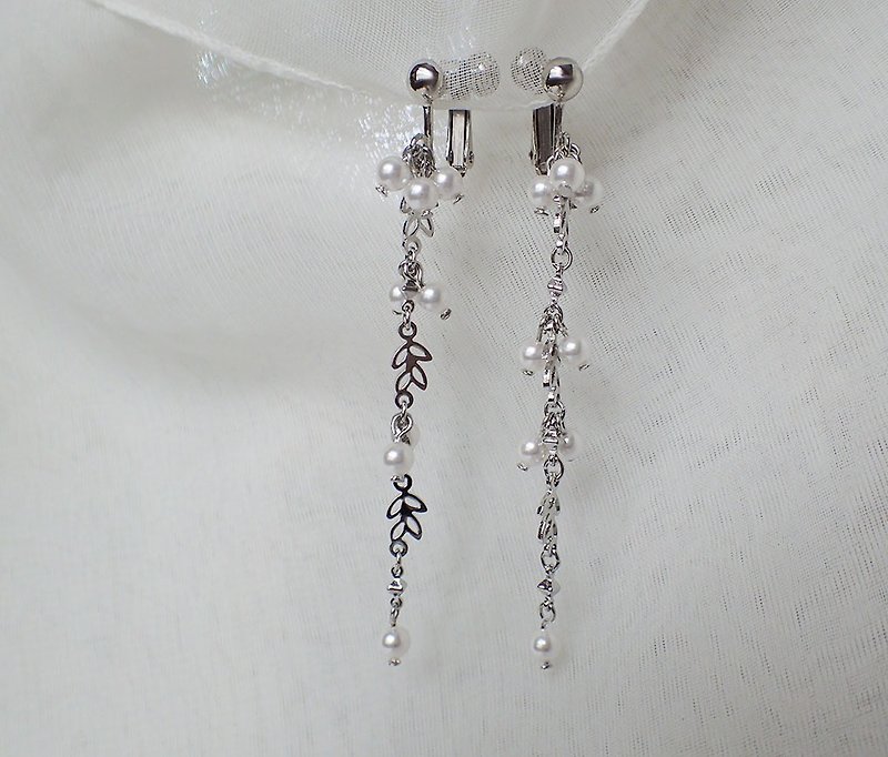 earrings with pearls, SWAROVSKI ELEMENTS