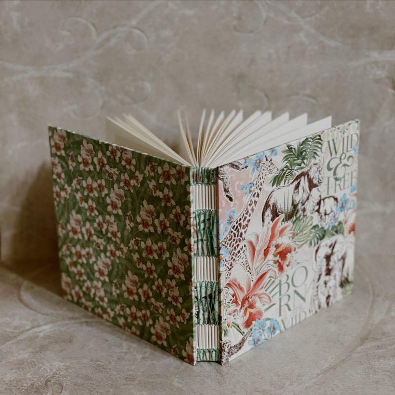 African Animal French Handmade Book - Notebooks & Journals - Paper 