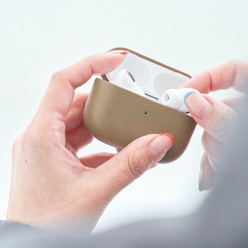 Macarooon 客製化禮物真皮革馬卡龍AirPods Pro收納皮套/AirPods Pro保護套