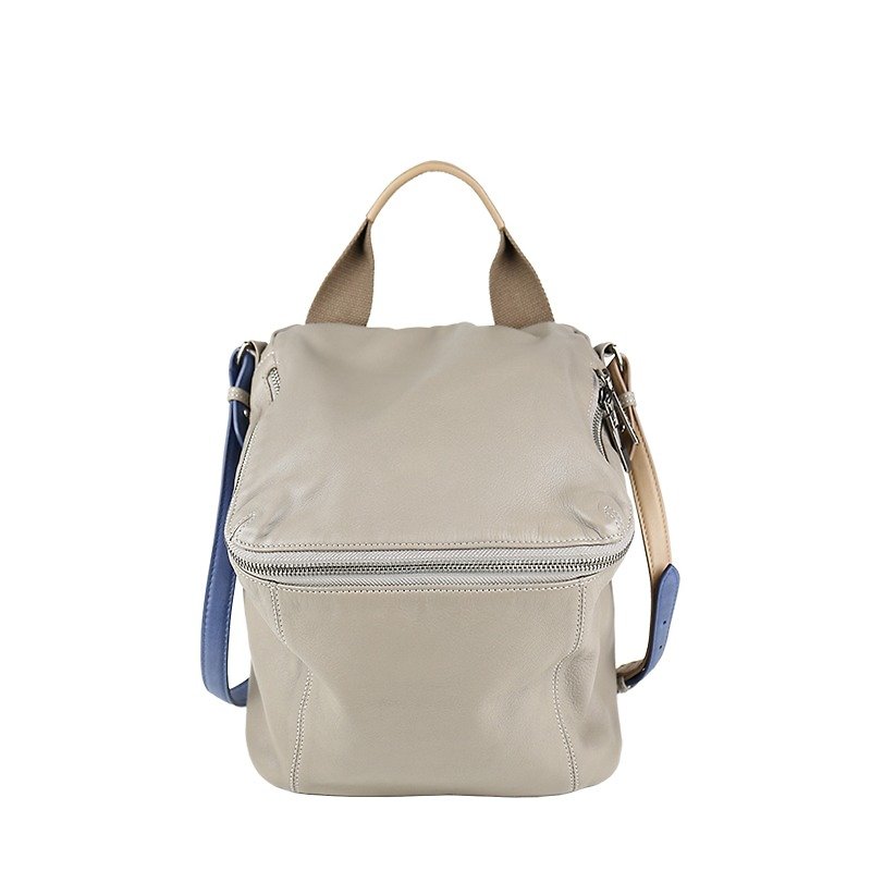 Pimm's lightweight sheepskin casual shoulder bag - Lime - Messenger Bags & Sling Bags - Genuine Leather Gray