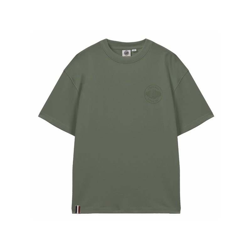 [Celebrating Mid-Autumn Festival] PALLADIUM four-color basic plain cotton big LOGO T-shirt 108174 - Men's T-Shirts & Tops - Cotton & Hemp 
