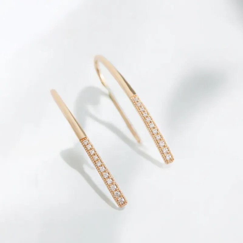 【 C.H. DELUXE 】HARPER - Earrings & Clip-ons - Precious Metals Gold