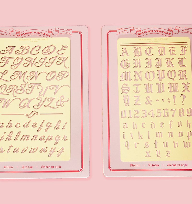 書道手帳製図板セット - ノート・手帳 - 銅・真鍮 ゴールド