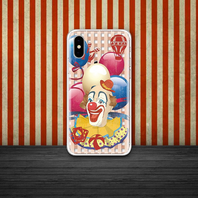 氣球小丑 馬戲團系列 支援各品牌手機殼CSAS02 - 手機殼/手機套 - 矽膠 多色