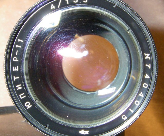 KMZ JUPITER-11 135mm f4 レンズ M39 LTM ライカ ゾルキ FED